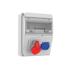 1 Ad. IP44 4x16A CEE Ön + 1 Ad. 1x16A Ön