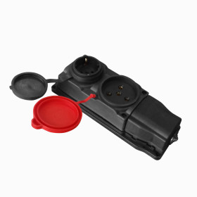 1 Single Phase + 1 Three Phase Rubber Socket 