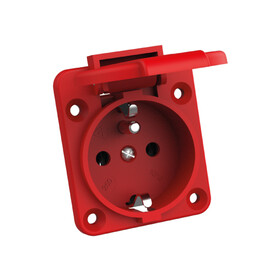 16A Unischuko Type Panel Socket Single Terminal IP44