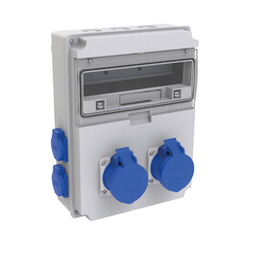 2 Ad. IP44 3x32A CEE Ön + 4 Ad. IP44 1x16A Ön