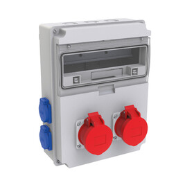 2 Ad. IP44 5x16A CEE Ön  + 4 Ad. IP44 1x16A Yan