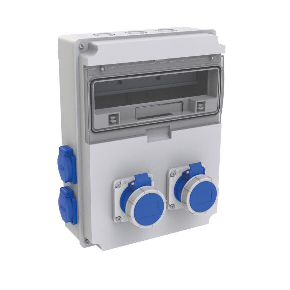 2 Ad. IP67 3x32A CEE Ön + 4 Ad. IP44 1x16A Ön