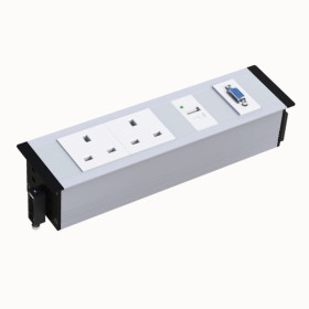 2 British Socket + 1 USB Charger + 1 VGA - Thumbnail