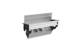 2 Schuko + 2 USB Charger 