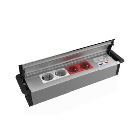 Bas-Aç Çerçevesi FPF 05 -U70- 2 Şebeke + 2 UPS + 1 Cat6 + 1 Cat3