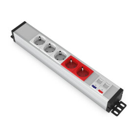 Alüminyum U52 -  3 Şebeke + 2 UPS + 1 Cat6 + 1 Cat3 - Kopya