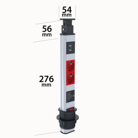 2 UPS + 2 USB Charger+ SPD - 2