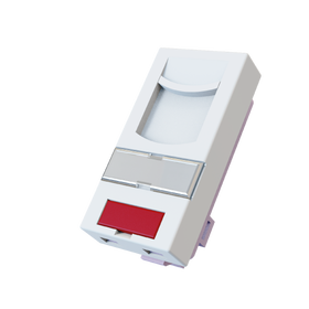 22.5x45mm Faceplate with Shutter 