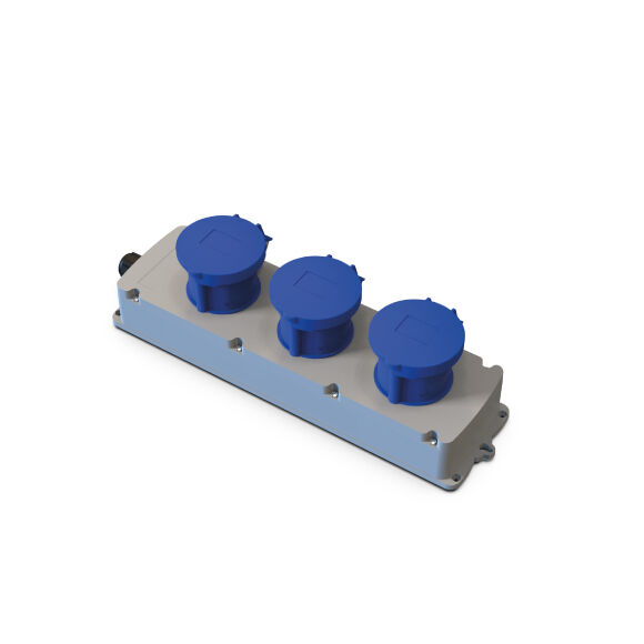 3 Ad. 3x32A CEE IP44 MBox