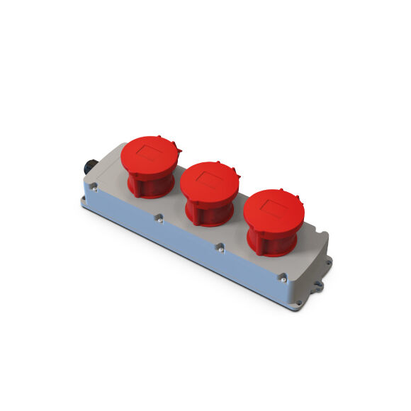 3 Ad. 4x32A CEE IP44 MBox