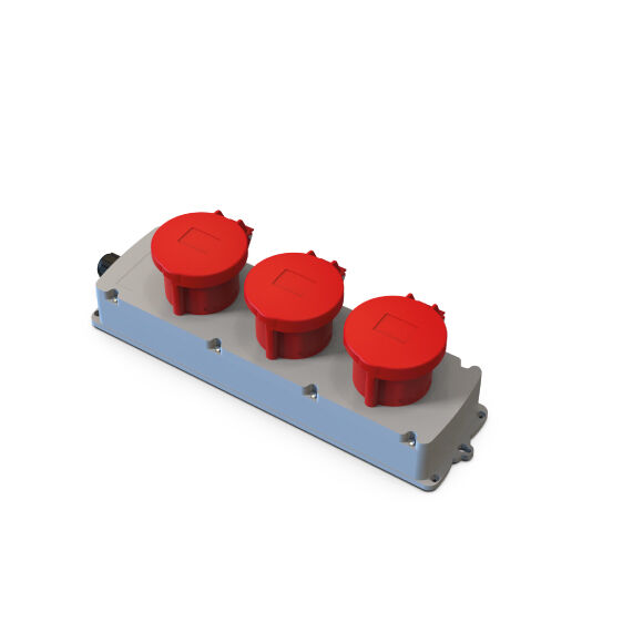 3 Ad. 5x32A CEE IP44 MBox