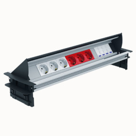 3 Schuko + 3 UPS + 4 Cat 6 - Thumbnail