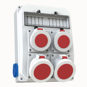 2 Ad. IP67 4x63A CEE Ön + 2 Ad. IP67 4x32A CEE Ön + 2 Ad. 1x16A Yan