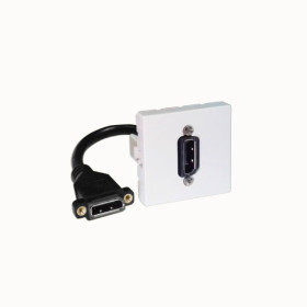 45x45mm Display Port Connector Faceplate  