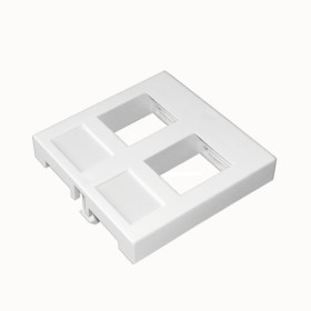 45x45mm Double Flat Faceplate 