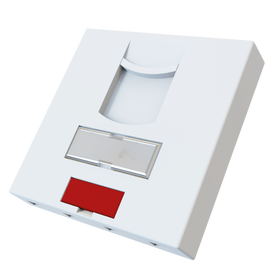 45x45mm Faceplate with Shutter  