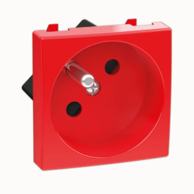 45x45mm French Socket Double Terminal 45°