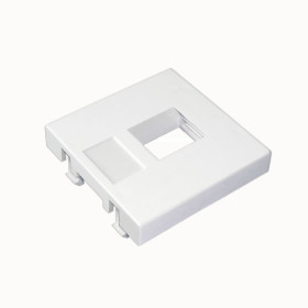 45x45mm Single Flat Faceplate  