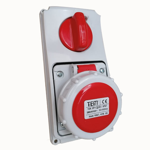 4x16-vertical-Panel -mounting-socket-ip67 Sockets with internal locked switches 