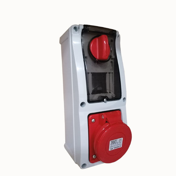 4x32 Vertical Wall Mounting Socket IP67 4x32 Vertical Wall Mounting Socket IP67 