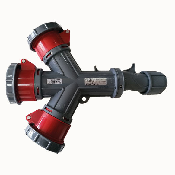 5x16 Gland Entry 3 Way Socket IP67 