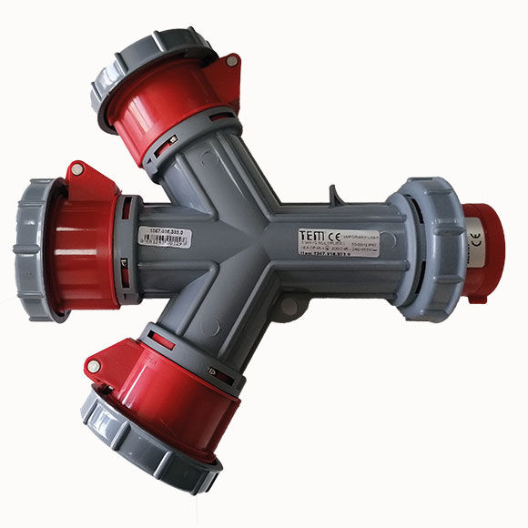 5x16 Plug Entry 3 Way Socket IP67 