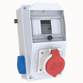 5x16A CEE Socket IP44 1pcs + 1x16A Schuko Socket IP44 2pcs