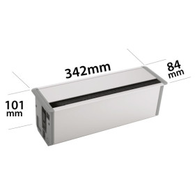 Alüminyum Gövdeli Priz Kasası 6x45