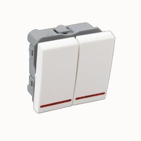 Çift Anahtar 2x16A 45X45mm - Thumbnail