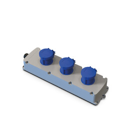 3 Ad. 3x16A CEE IP44 MBox