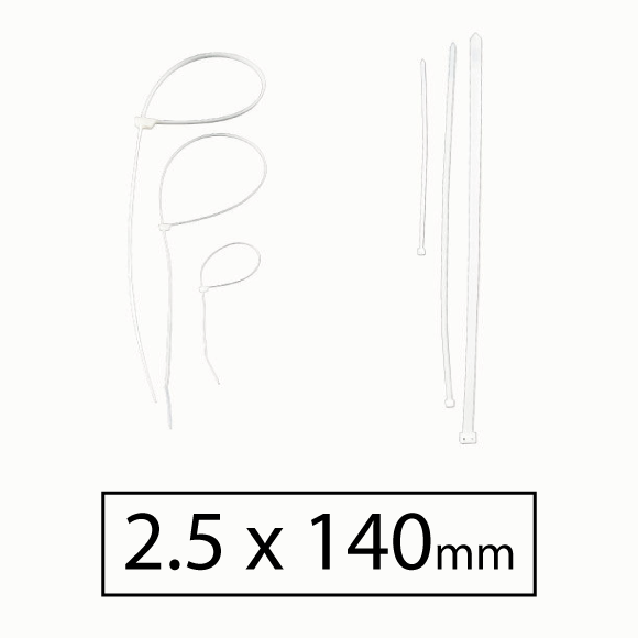 Cable Tie 2.5x140mm 