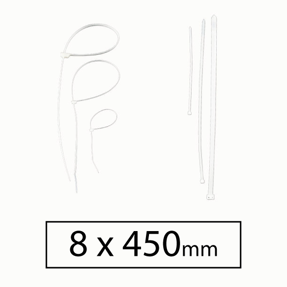 Cable Tie 8x.450 mm 