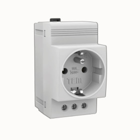 Din Rail UPS Socket without LED - Thumbnail