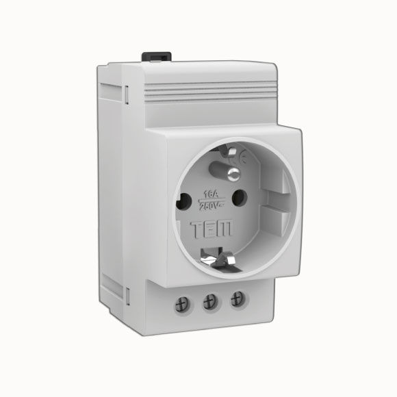 Din Rail UPS Socket without LED 