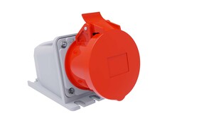 Eğik Duvar Prizi IP44 3P+E