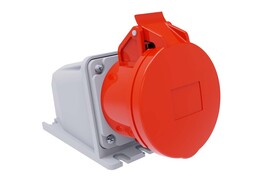 Eğik Duvar Prizi IP44 3P+N+E