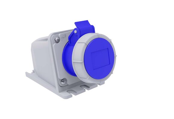 Eğik Duvar Prizi IP67 2P+E - 1