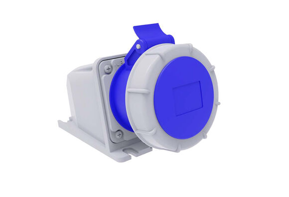 Eğik Duvar Prizi IP67 2P+E - 1