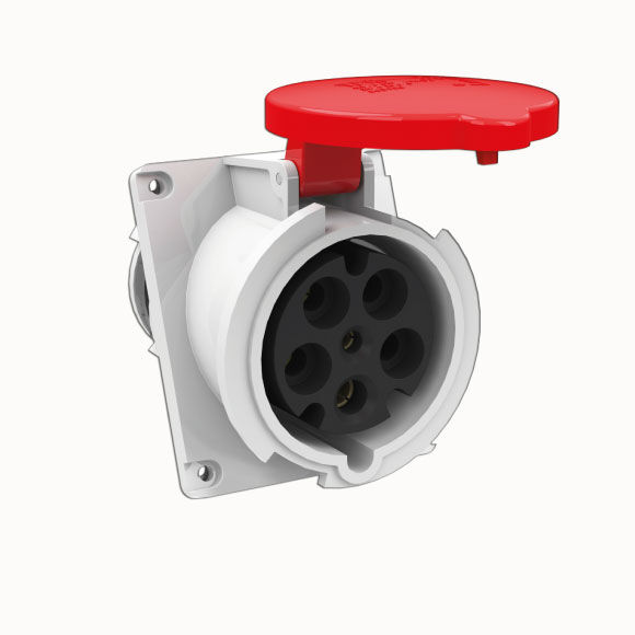 Eğik Pano Prizi IP44 3P+N+E - 1