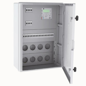 Enclosure Construction Site 50x70x25 cm Three Phase Energy Meter - Thumbnail