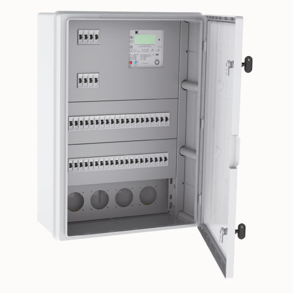 Enclosure Construction Site 50x70x25 cm Three Phase Energy Meter-48s