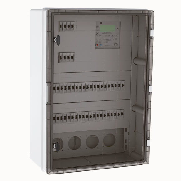 Enclosure Construction Site 50x70x25 cm Three Phase Energy Meter-48s