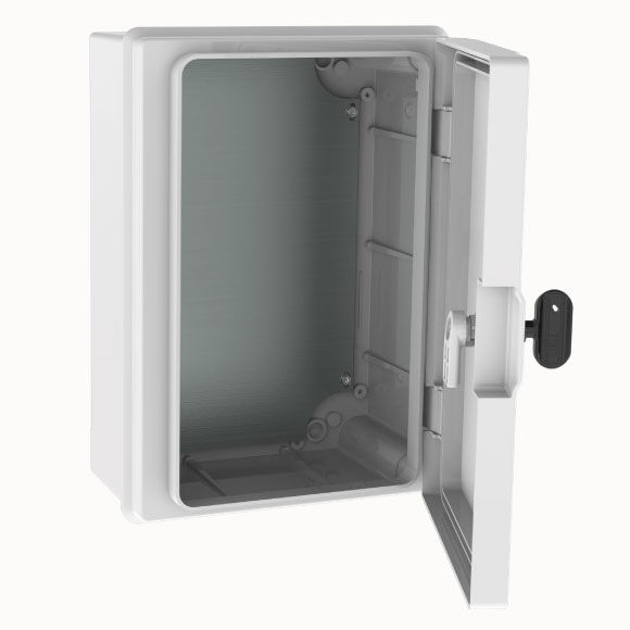 Enclosure with Metal Mounting Plate 21x30x13 cm  - 1