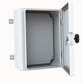 Enclosure with Metal Mounting Plate 26x35x18 cm - Thumbnail