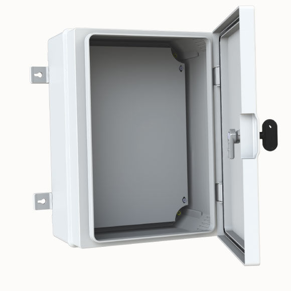 Enclosure with Metal Mounting Plate 26x35x18 cm 
