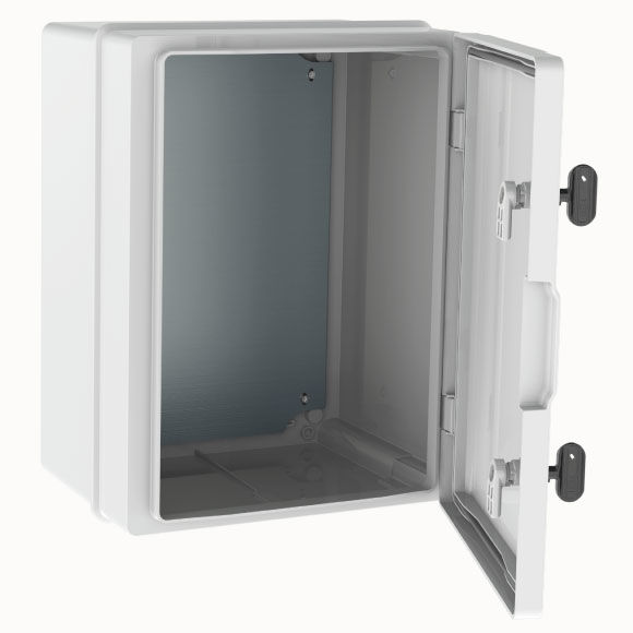 Enclosure with Metal Mounting Plate 30x40x23 cm