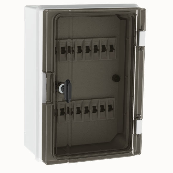 Enclosure with Plate For MCB 21x30x13 cm