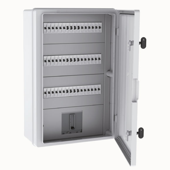 Enclosure with Plate For MCB 40x60x20 cm