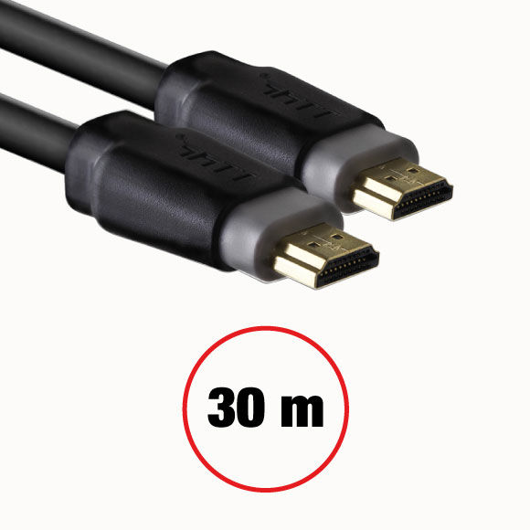 HDMI Cable 2.0V 19+1 19 PİN Plug ( Golden Plated)CHIPSET 30 Mt    - 1