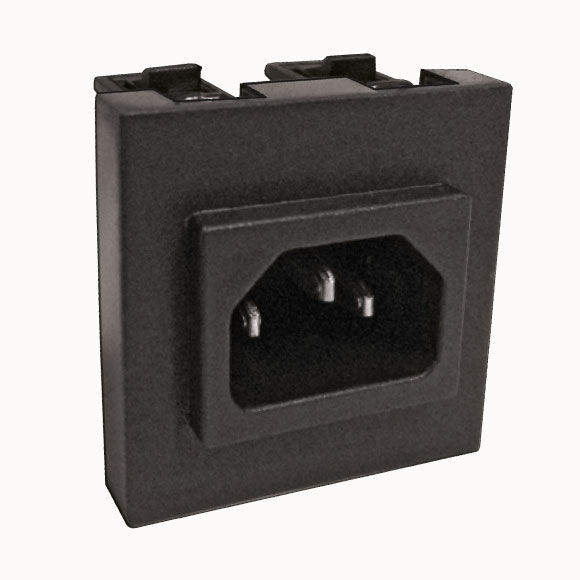 IEC C14 10A Gövdede Fiş